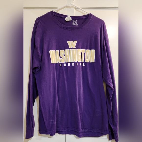 WASHINGTON HUSKIES LONG SLEEVE SHIRT - Picture 1 of 2